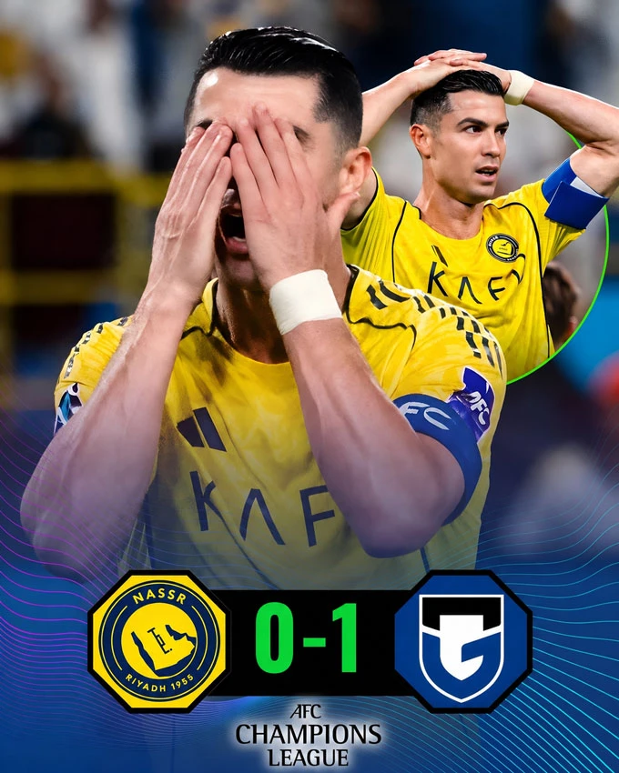 Ronaldo lại nổi điên khi Al Nassr mất chức vô địch và có nguy cơ trắng tay Ronaldo lại nổi điên khi Al Nassr mất chức vô địch và có nguy cơ trắng tay