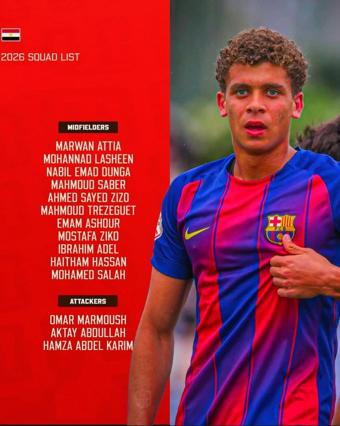 'Salah mới' đang khoác áo Barca dự World Cup ở tuổi 18 'Salah mới' đang khoác áo Barca dự World Cup ở tuổi 18