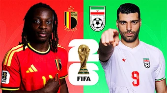 Siêu máy tính dự đoán kết quả Bỉ vs Iran tại World Cup 2026