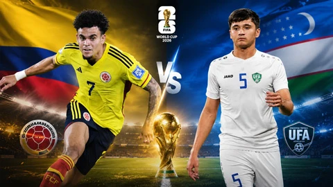 Siêu máy tính dự đoán kết quả Colombia vs Uzbekistan tại World Cup 2026 Siêu máy tính dự đoán kết quả Colombia vs Uzbekistan tại World Cup 2026