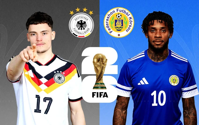 Siêu máy tính dự đoán kết quả Đức vs Curacao tại World Cup 2026
