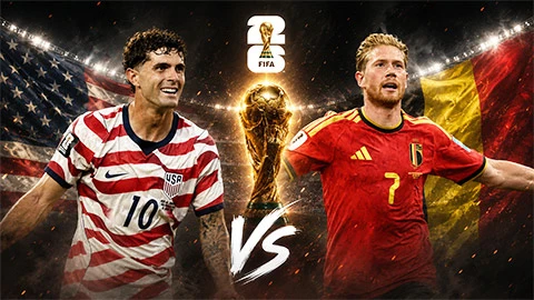 Siêu máy tính dự đoán kết quả Mỹ vs Bỉ tại World Cup 2026 Siêu máy tính dự đoán kết quả Mỹ vs Bỉ tại World Cup 2026