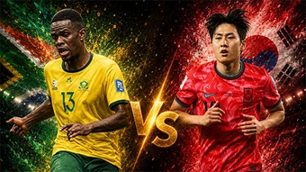 Siêu máy tính dự đoán kết quả Nam Phi vs Hàn Quốc tại World Cup 2026