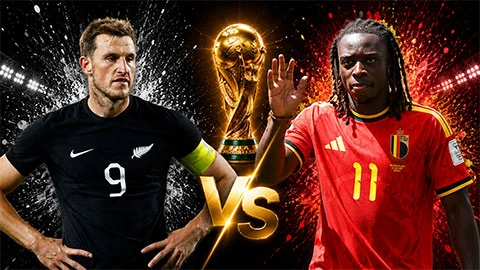 Siêu máy tính dự đoán kết quả New Zealand vs Bỉ tại World Cup 2026 Siêu máy tính dự đoán kết quả New Zealand vs Bỉ tại World Cup 2026