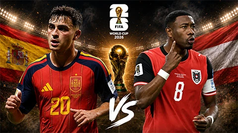 Siêu máy tính dự đoán kết quả Tây Ban Nha vs Áo tại World Cup 2026 Siêu máy tính dự đoán kết quả Tây Ban Nha vs Áo tại World Cup 2026