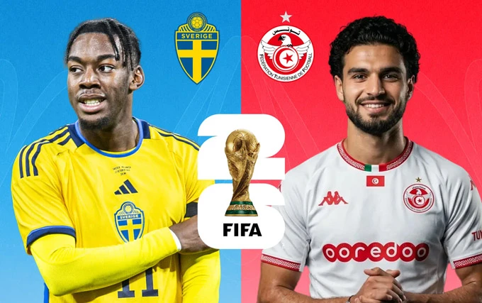 Siêu máy tính dự đoán kết quả Thụy Điển vs Tunisia tại World Cup 2026 Siêu máy tính dự đoán kết quả Thụy Điển vs Tunisia tại World Cup 2026