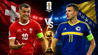 Siêu máy tính dự đoán kết quả Thụy Sĩ vs Bosnia tại World Cup 2026