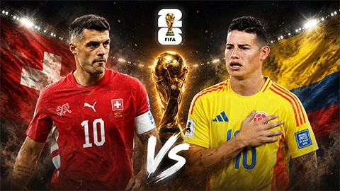 Siêu máy tính dự đoán kết quả Thụy Sĩ vs Colombia tại World Cup 2026 Siêu máy tính dự đoán kết quả Thụy Sĩ vs Colombia tại World Cup 2026