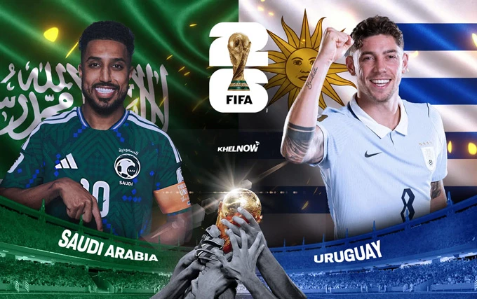 Siêu máy tính dự đoán kết quả Uruguay vs Saudi Arabia tại World Cup 2026 Siêu máy tính dự đoán kết quả Uruguay vs Saudi Arabia tại World Cup 2026
