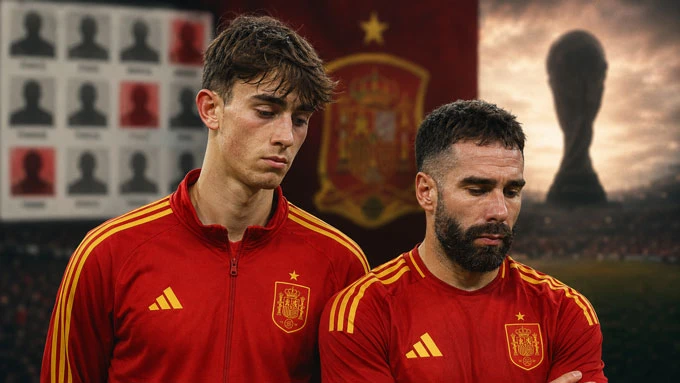 Tây Ban Nha công bố danh sách dự World Cup 2026: Vắng bóng Real Tây Ban Nha công bố danh sách dự World Cup 2026: Vắng bóng Real