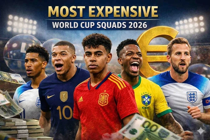 Top 10 đội tuyển được định giá cao nhất tại World Cup 2026 Top 10 đội tuyển được định giá cao nhất tại World Cup 2026