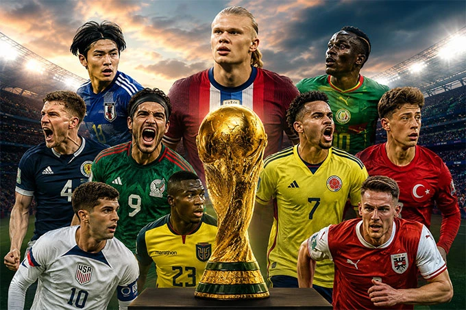 Top các đội bóng có thể gây bất ngờ tại World Cup 2026 Top các đội bóng có thể gây bất ngờ tại World Cup 2026