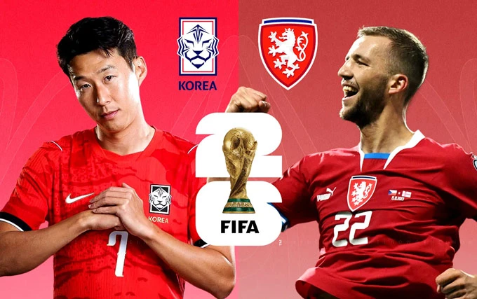 Trực tiếp CH Séc 0-0 Hàn Quốc: Hiệp 1 bắt đầu Trực tiếp CH Séc 0-0 Hàn Quốc: Hiệp 1 bắt đầu