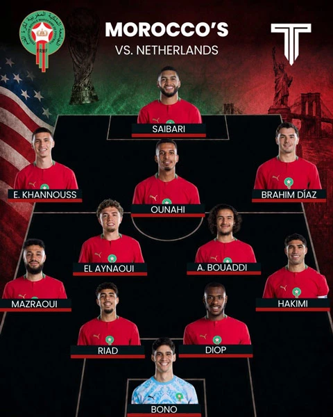 Trực tiếp Hà Lan 0-0 Morocco: Verbuggen liên tiếp cứu thua ngoạn mục cho Hà Lan Trực tiếp Hà Lan 0-0 Morocco: Verbuggen liên tiếp cứu thua ngoạn mục cho Hà Lan