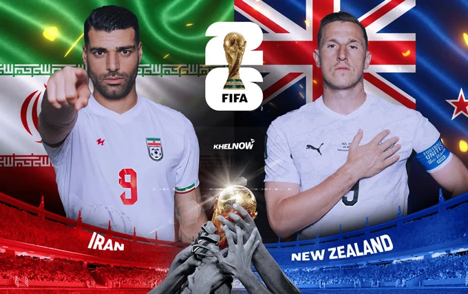 Trực tiếp Iran vs New Zealand, 08h00 ngày 16/6 Trực tiếp Iran vs New Zealand, 08h00 ngày 16/6