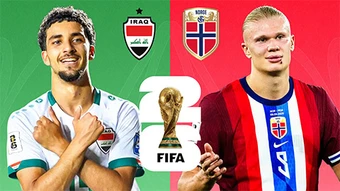 Trực tiếp Na Uy vs Iraq: Haaland và Odegaard xuất trận