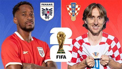 Trực tiếp Panama 0-0 Croatia (Hết hiệp 1)