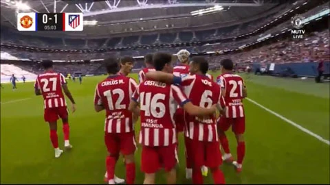 Tường thuật MU 2-1 Atletico Madrid Tường thuật MU 2-1 Atletico Madrid