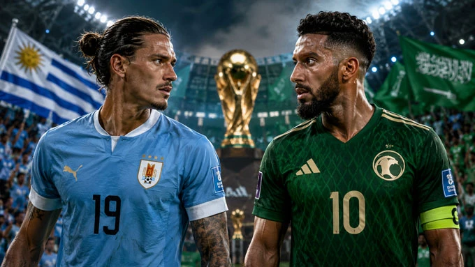 Uruguay của Bielsa cảnh giác trước tham vọng tạo 'địa chấn' của Saudi Arabia Uruguay của Bielsa cảnh giác trước tham vọng tạo 'địa chấn' của Saudi Arabia