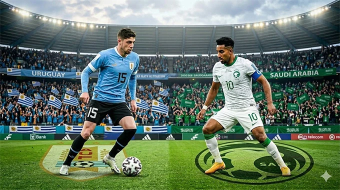 Uruguay vs Saudi Arabia: Cập nhật những thông tin mới nhất Uruguay vs Saudi Arabia: Cập nhật những thông tin mới nhất