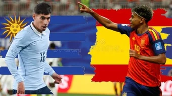 Uruguay vs Tây Ban Nha: Mathias Olivera, gã hậu vệ bụng bia phải 'chăm sóc' Lamine Yamal