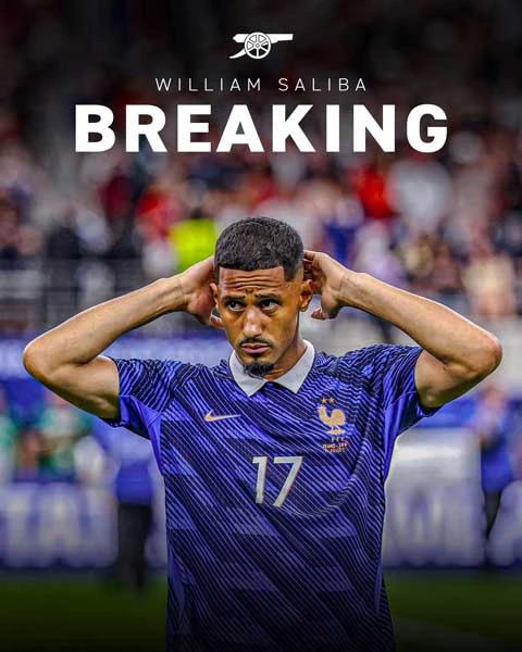 William Saliba có thể nghỉ tới 5 tháng William Saliba có thể nghỉ tới 5 tháng