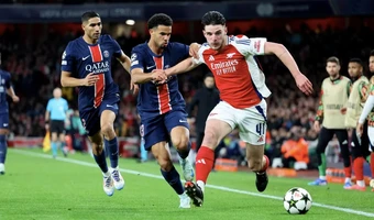 3 trận thua chung kết rèn giũa bản lĩnh thép cho Declan Rice