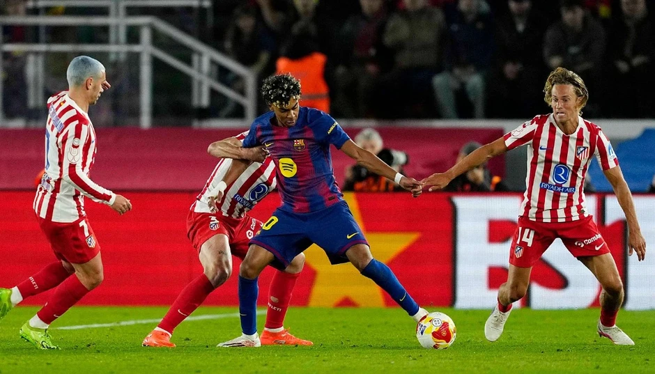 AI dự báo Barcelona có 52% cơ hội đánh bại Atletico Madrid