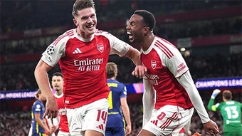 Arsenal quyết tâm lập nên cột mốc chưa từng có tại Champions League