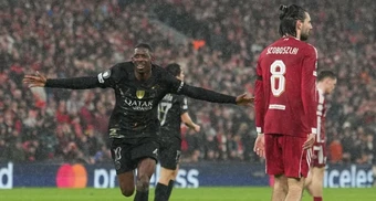 Dembele rực sáng, PSG tiễn Liverpool rời Champions League