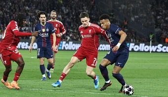 Desire Doue khẳng định đẳng cấp trước Liverpool