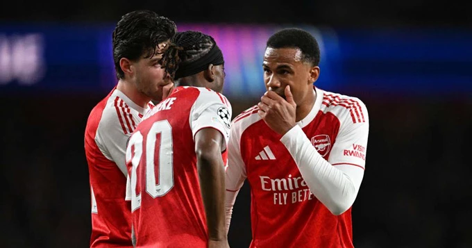 Kết quả Arsenal 0-0 Sporting (tổng tỷ số 1-0): Pháo thủ vào bán kết Champions League Kết quả Arsenal 0-0 Sporting (tổng tỷ số 1-0): Pháo thủ vào bán kết Champions League