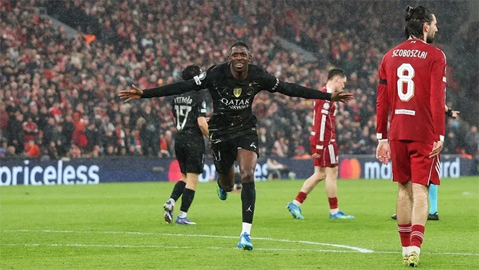 Kết quả Liverpool 0-2 (chung cuộc 0-4) PSG: Gục ngã tại Anfield Kết quả Liverpool 0-2 (chung cuộc 0-4) PSG: Gục ngã tại Anfield