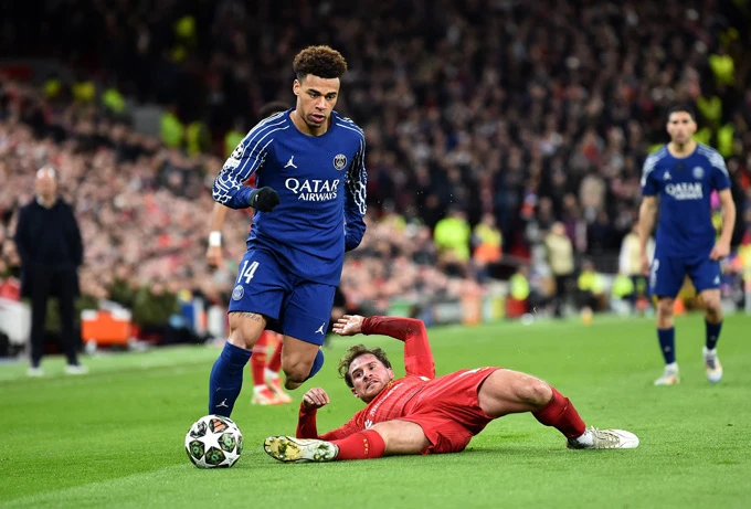 Liverpool vs PSG: Đêm Anfield và cú lột xác của Desire Doue Liverpool vs PSG: Đêm Anfield và cú lột xác của Desire Doue