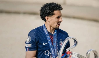 Marquinhos đi vào ngôi đền huyền thoại sau chức vô địch C1 thứ hai