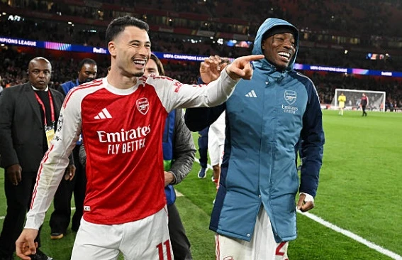 Martinelli khẳng định Arsenal xứng đáng vào bán kết C1 Martinelli khẳng định Arsenal xứng đáng vào bán kết C1