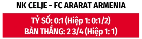Nhận định bóng đá Celje vs Ararat-Armenia, 01h15 ngày 12/8: Tạm biệt chủ nhà! Nhận định bóng đá Celje vs Ararat-Armenia, 01h15 ngày 12/8: Tạm biệt chủ nhà!