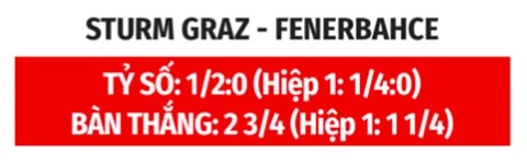 Nhận định bóng đá Sturm Graz vs Fenerbahce, 01h30 ngày 12/8: Nhiều sao sẽ thắng
