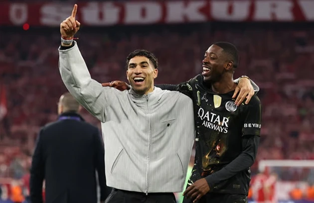 PSG đón cú hích cực từ Dembele và Hakimi trước chung kết C1