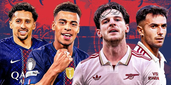 PSG xoay tua thoải mái, Arsenal kiệt sức: Thể lực có quyết định chung kết Champions League? PSG xoay tua thoải mái, Arsenal kiệt sức: Thể lực có quyết định chung kết Champions League?
