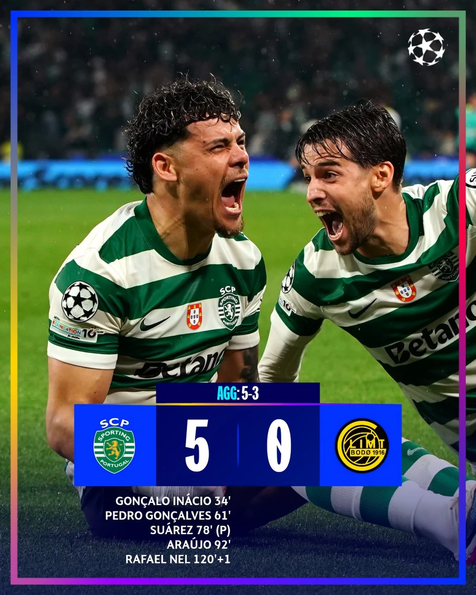 Sporting Lisbon lọt Top 10 ngược dòng kinh điển ở Champions League