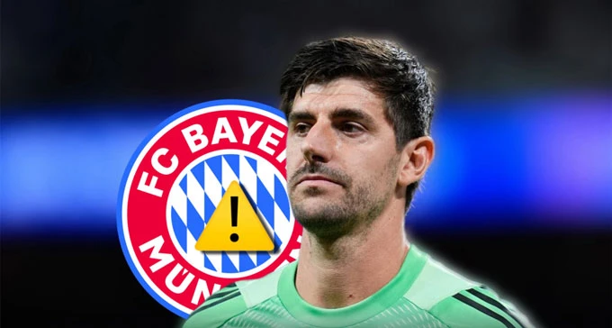 Thibaut Courtois nguy cơ vắng mặt ở trận tứ kết với Bayern