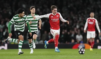 Thoát hiểm trước Sporting, Arsenal ghi tên vào bán kết C1