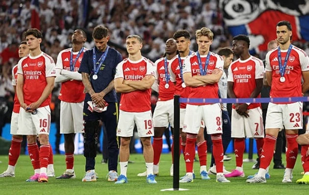 Thống kê cầm bóng dưới 25% bộc lộ giới hạn của Arsenal Thống kê cầm bóng dưới 25% bộc lộ giới hạn của Arsenal