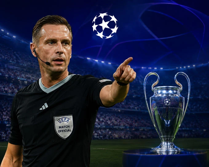 Trọng tài bắt chính trận chung kết Champions League gây tranh cãi lớn