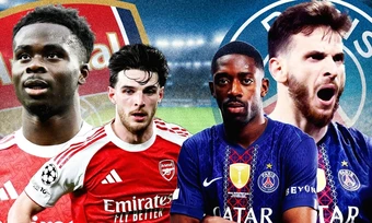 Tương quan trước trận PSG - Arsenal