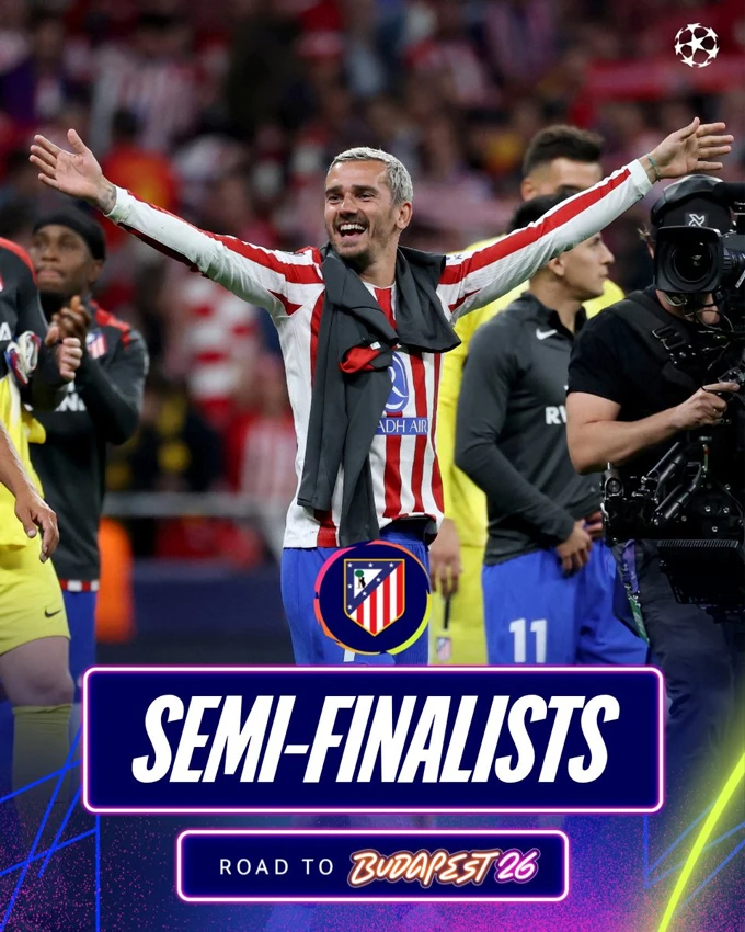Xác định 2 đội đầu tiên vào bán kết Champions League 2025/26 Xác định 2 đội đầu tiên vào bán kết Champions League 2025/26
