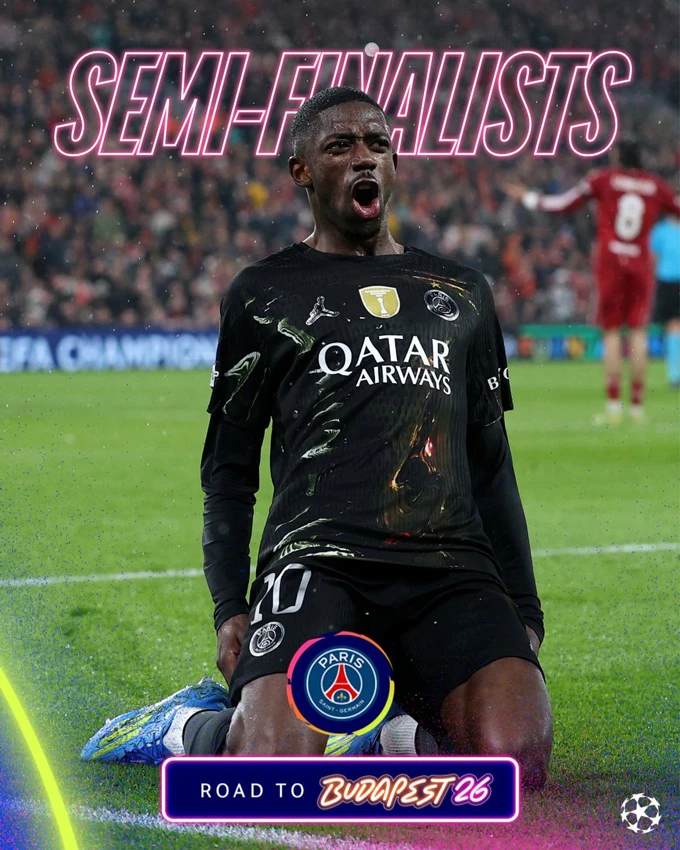 Xác định 2 đội đầu tiên vào bán kết Champions League 2025/26 Xác định 2 đội đầu tiên vào bán kết Champions League 2025/26