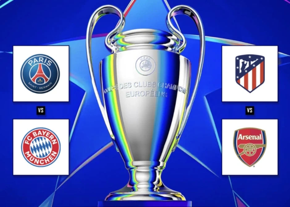 Xác định hai cặp đấu bán kết Champions League Xác định hai cặp đấu bán kết Champions League
