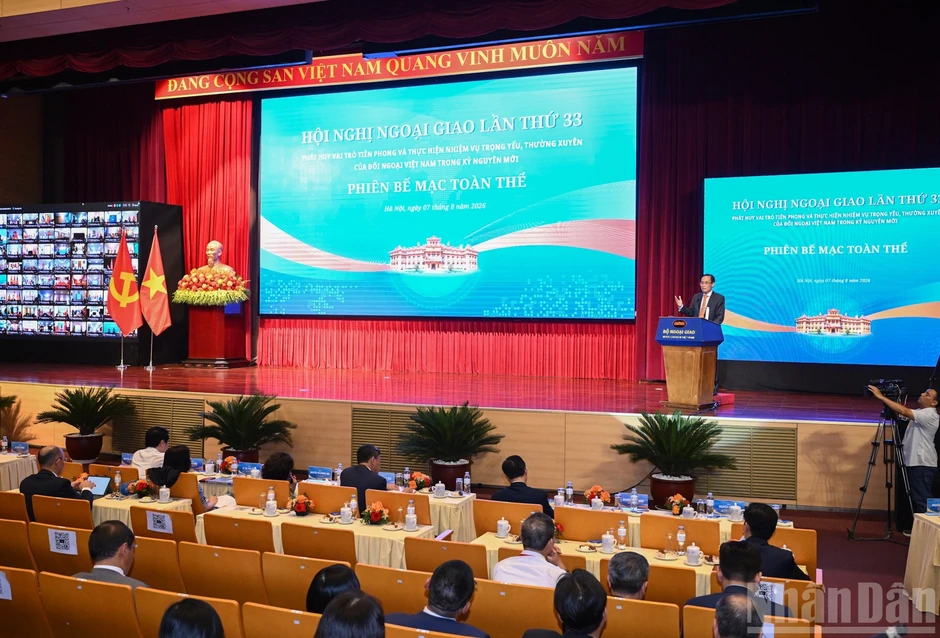 [Ảnh] Bế mạc toàn thể Hội nghị Ngoại giao lần thứ 33